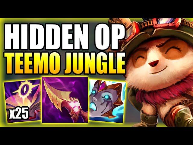 TEEMO JUNGLE IS ACTUALLY A LOT STRONGER THAN I EXPECTED HIM TO BE! Gameplay Guide League of Legends