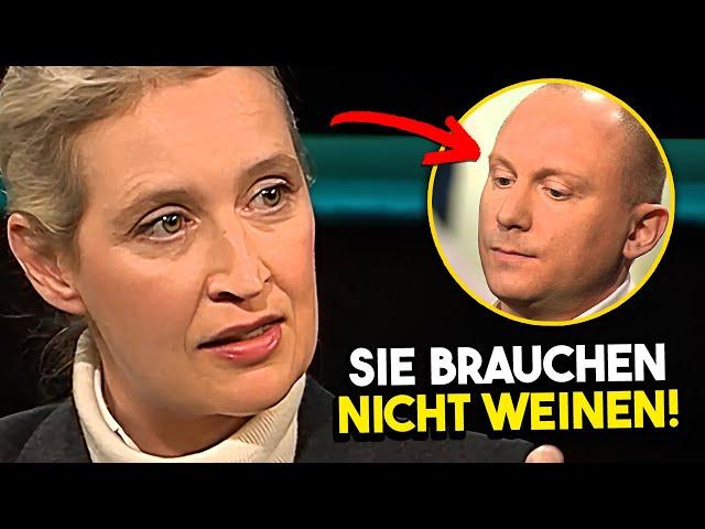 Er muss fast heulen! Alice Weidel lässt die BOMBE platzen!