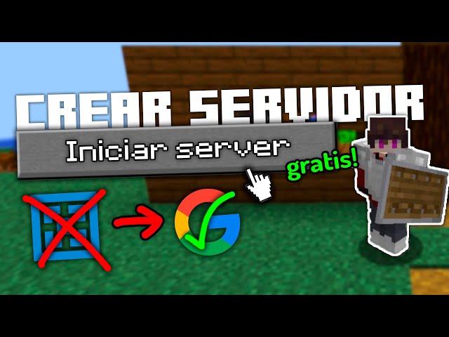 Como CREAR un Servidor de Minecraft Gratis sin Aternos para Jugar con Amigos | 2024