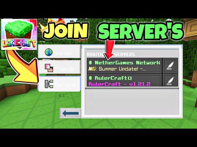 Easy Way to Join Server's in LOKICRAFT 