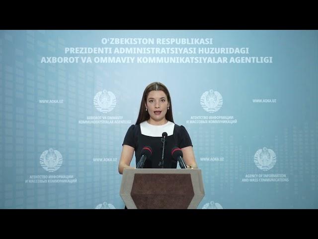 Investisiyalar, sanoat va savdo vazirligi brifingi - Ogulnur Atayeva