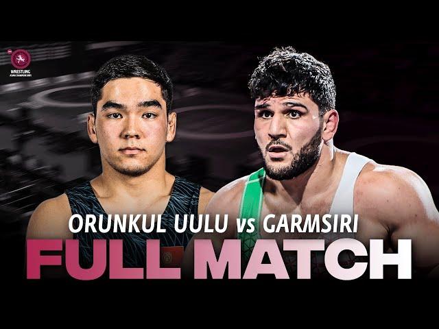 Bekzat ORUNKUL UULU (KGZ) vs. Rasoul GARMSIRI (IRI) | 2024 Asian Championships | Semi Final | GR82Kg