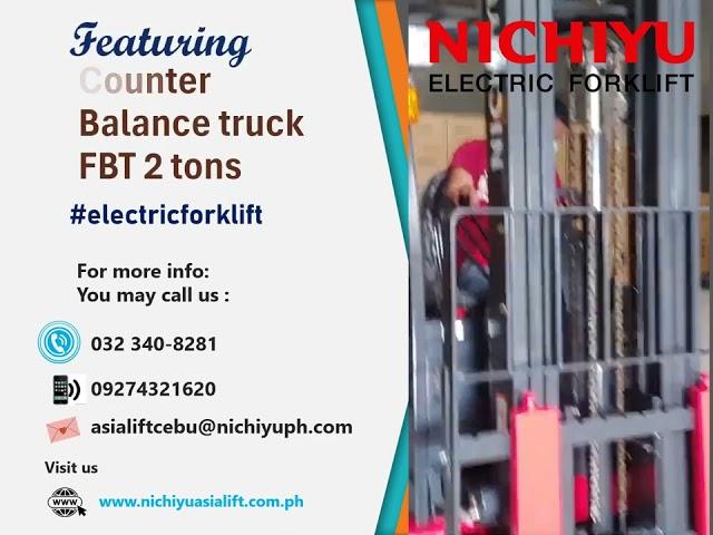 NICHIYU ELECTRIC FORKLIFT [FBT 2 tons 700 meters high]