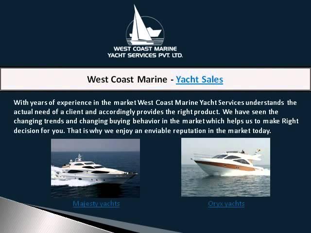 Charter Yacht Mumbai India - West Coast Marine Yacht Services