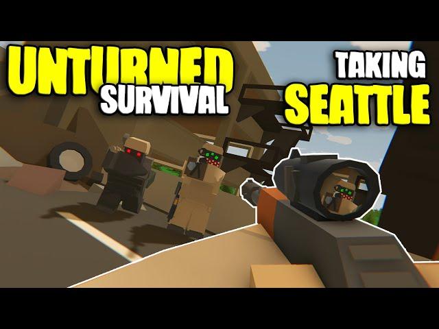 How I TOOK OVER Unturned's Largest CITY - Unturned Survival