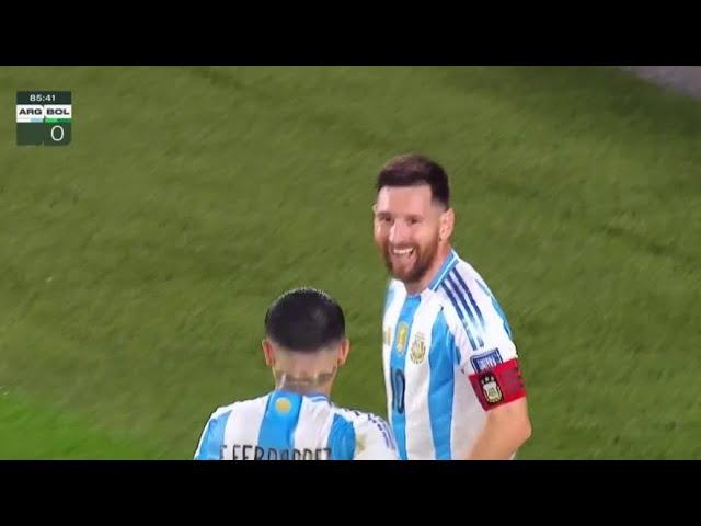 Lionel Messi Goals Hattrick, Argentina vs Bolivia (6-0), All Goals Results/Extended Highlights..