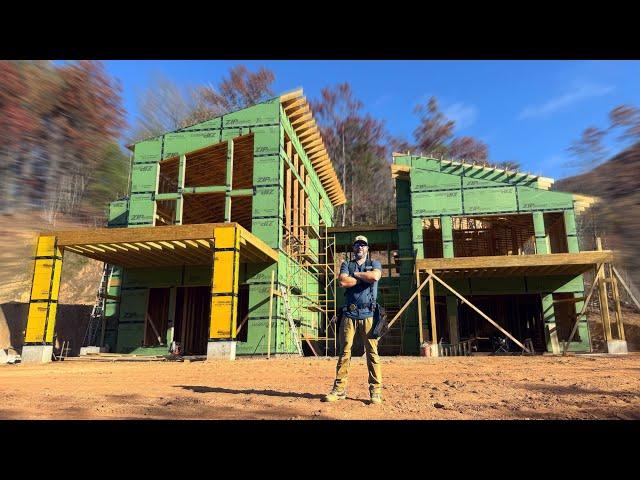 Construction of a MEGA sized Modern Home PT 46