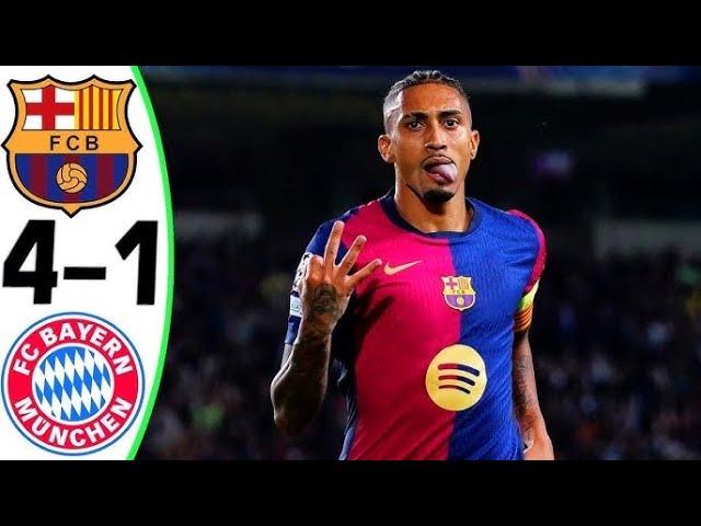 Barcelona vs Bayern Munich 4-1 Highlights & AllGoals 2024 HD