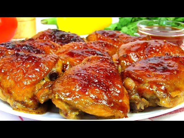 The most DELICIOUS Chicken Thighs in the Oven. The secret in the sauce! RECIPE How to cook chicken