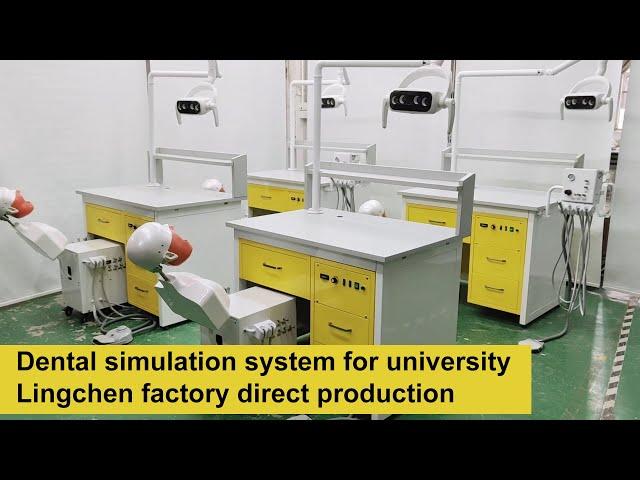 Dental simulation system for university with electric control