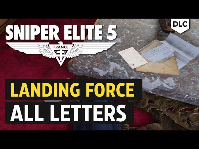 Sniper Elite 5 - Landing Force: All Personal Letter Locations (Letters)