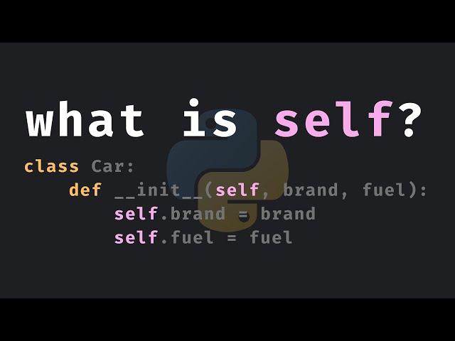 What exactly is 'self' in Python? [Easy explanation]