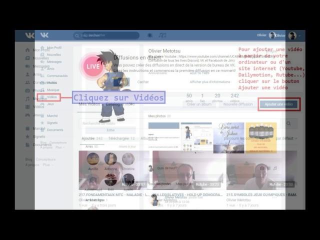 Tutoriel pour VK (le facebook russe)