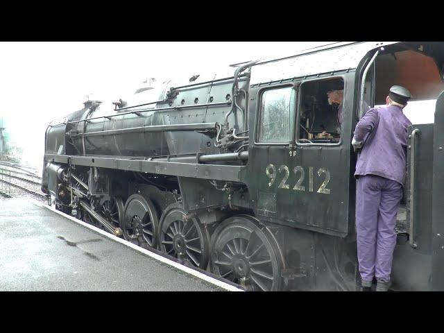 Watercress Line 9F Footplate Experience Ride 12/03/2017