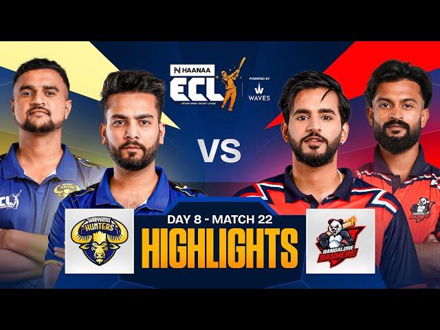 Fukra Insaan's Bangalore Bashers Beat Elvish's Haryanvi Hunters | Match 22 Highlights | ECLT10