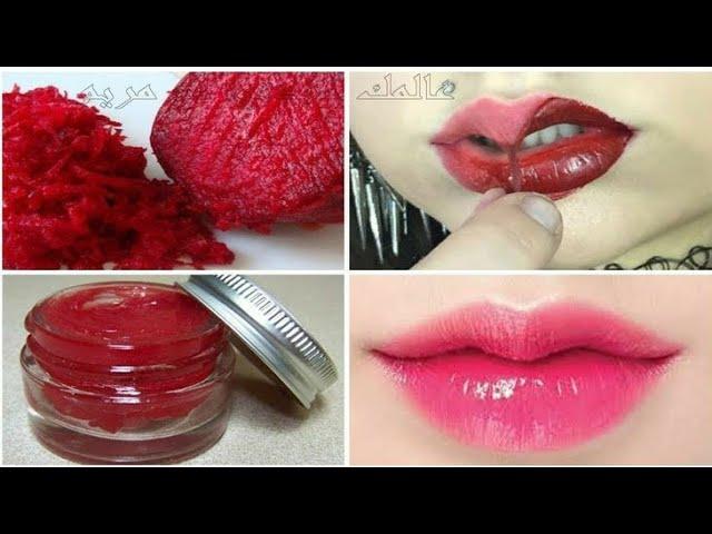 Make your own natural lip balm for soft and pink lips like baby's lips