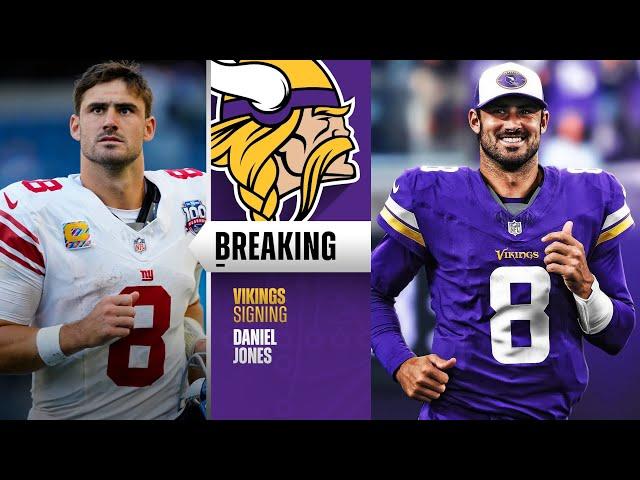 BREAKING: Minnesota Vikings Sign QB Daniel Jones!