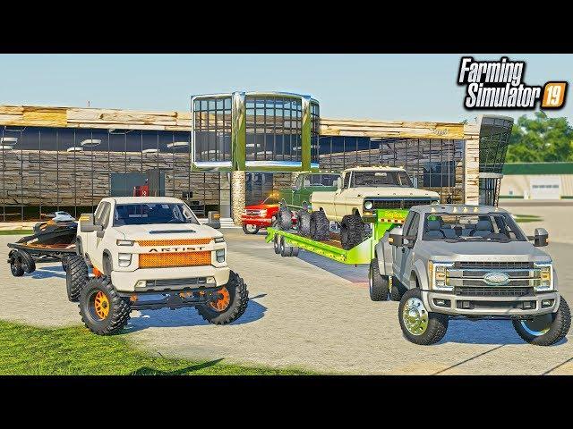 RCC TRUCK DAY! CUSTOMIZING TRUCKS & TRAILERS FOR THE LOT! | FARMING SIMULATOR 2019