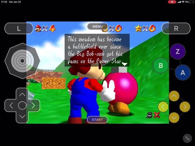 playin some mario 64