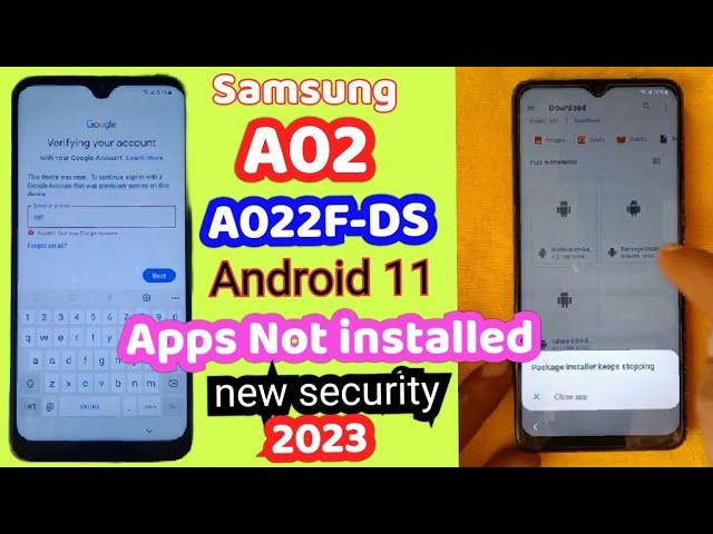 Samsung A02 Frp bypass Android 11/Samsung A022F Frp bypass Android 11/ Galaxy A02 Android 11 Frp