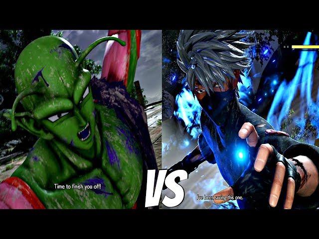 Kakashi Vs Piccolo 1vs1 Gameplay (DBZ vs Naruto) JUMP FORCE