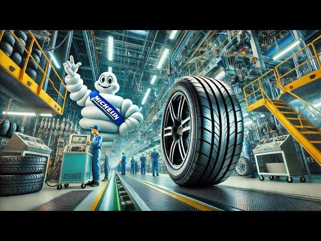 LES SECRETS DE MICHELIN : LE PROCESSUS DE FABRICATION D'UN PNEU PREMIUM