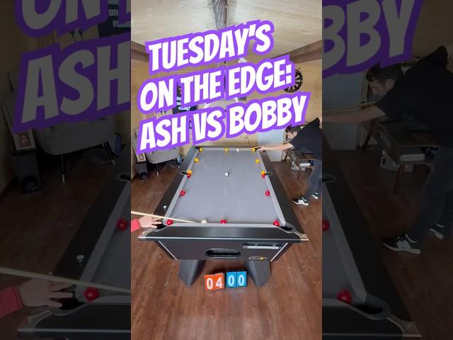 Tuesday’s On The Edge: Ash vs Bobby #bobbypool #8ballpool #englishpool #ultimatepool