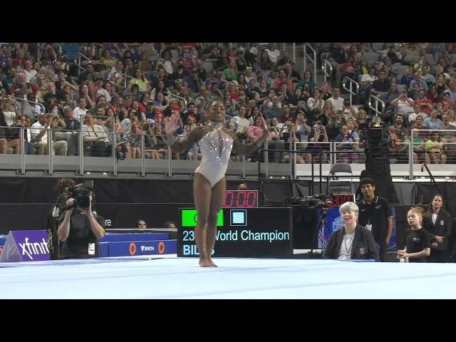 Simone Biles -  Floor Exercise  - 2024 Xfinity U.S. Championships  - Senior Women Session 2 Day 2