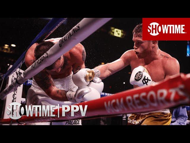 Canelo Alvarez KOs Caleb Plant With Crazy Uppercut | SHOWTIME PPV