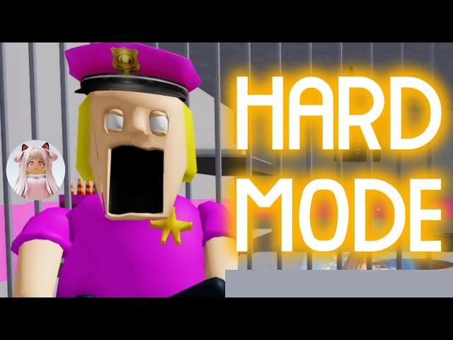 POLICE GIRL PRISON RUN! (Obby) Scary Obby Hard Mode No Death Roblox Gameplay Walkthrough [4K]