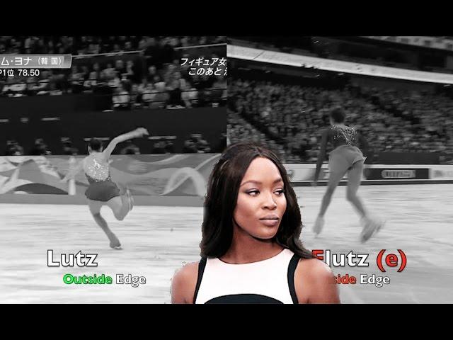 Evgenia MEDVEDEVA FLUTZ vs Yuna Kim Lutz Queen