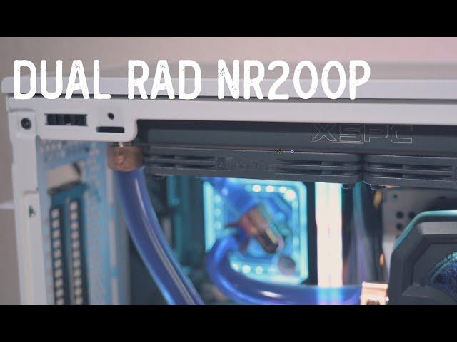 Custom Loop Performance with the Dual Rad NR200P!