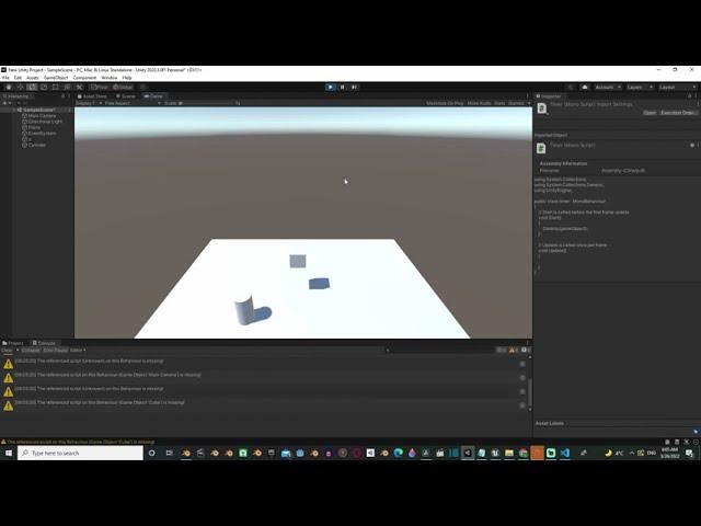 Unity 3d Tutorial C# - How to Destroy objects by timer