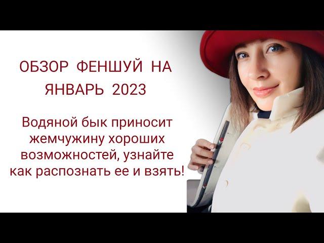 Обзор Фэншуй на январь 2023.