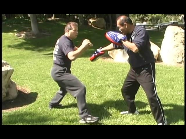 Dan Inosanto teaches JKD Focus Mitts with Ron Balicki.