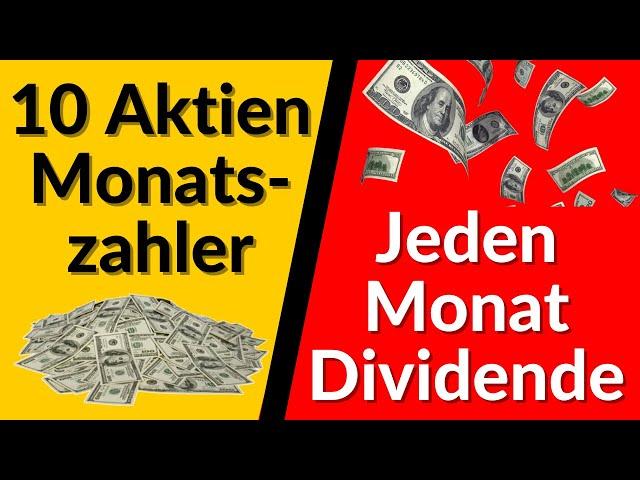 10 Aktien mit Monatlicher Dividende Teil 1 - Jeden Monat Dividende