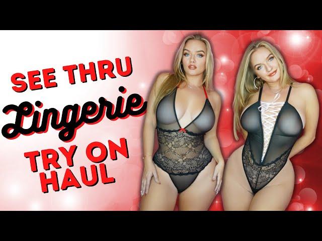 See Thru Lingerie Try On Haul from Evolved World | Badd Angel Lingerie Try On Haul Review