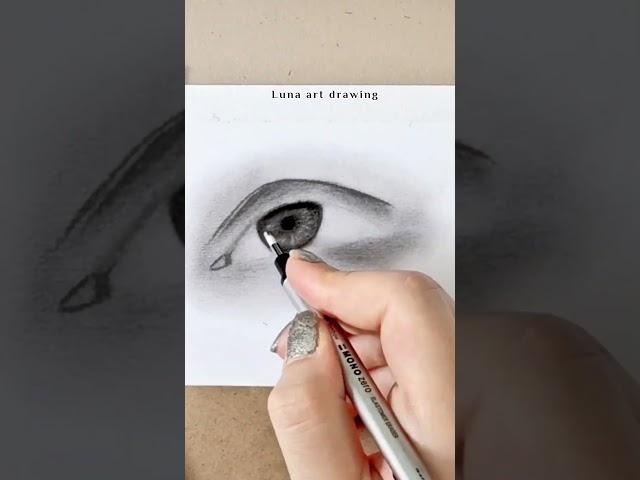 DraWing eye |Luna art drawing #shorts #art #drawing #sketch