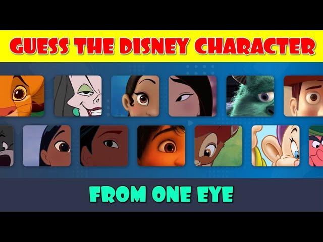 Guess the Disney Character by One Eye