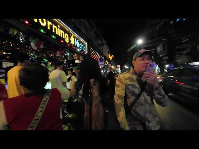 Soi 4 Nana Bangkok late at night in 2024