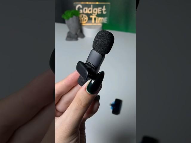 Беспроводной петличный микрофон для записи твоих видео 