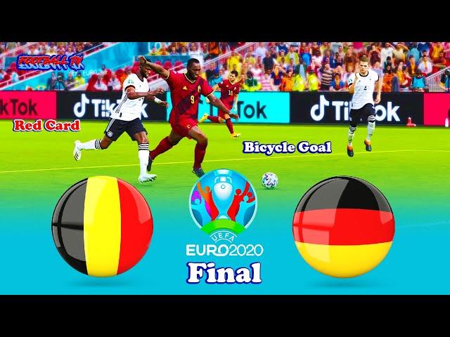 PES 2021 - BELGIUM vs GERMANY - Final UEFA EURO 2020 - Gameplay PC