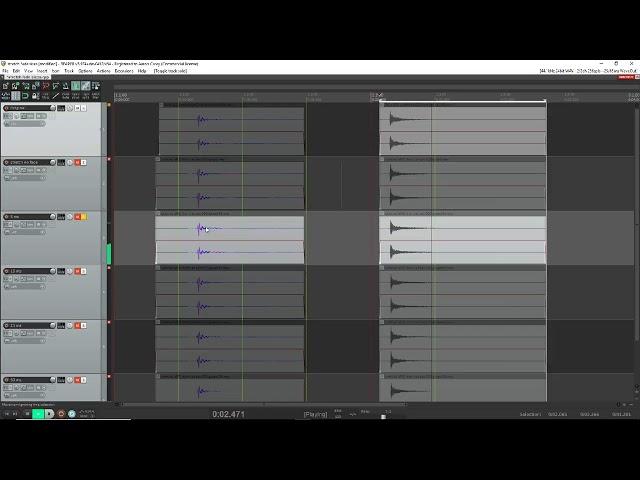 Stretch markers:Fade Size in REAPER