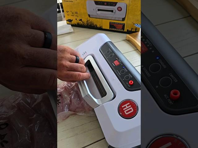 Vacuum Sealer on our fish....awesome!
