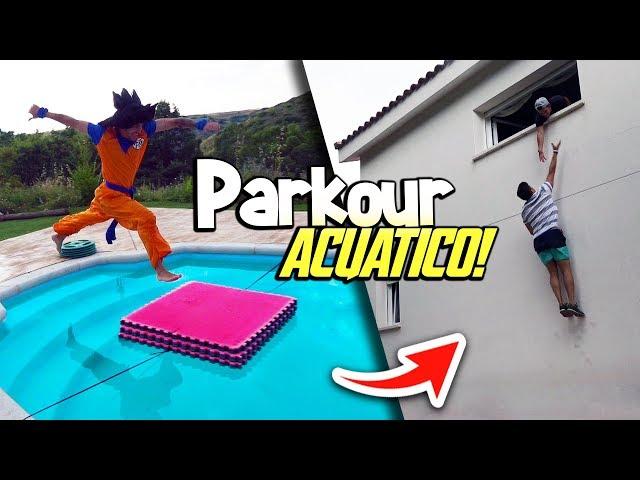 HUEVOS OLÍMPICOS [X] PARKOUR ACUÁTICO *Shifer, Guille, Pintos y Alfon VS Jeyx*