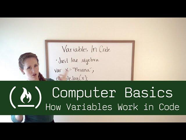 Computer Basics 19: How Variables work in Code