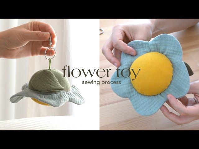 Beginner sewing project: flower toy