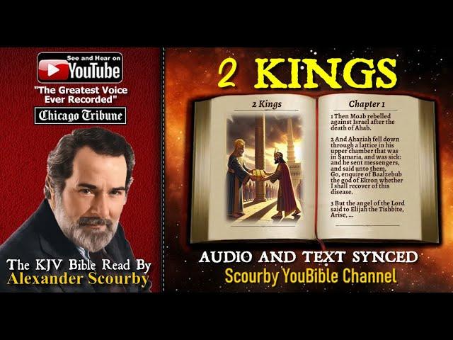 12 | Book of 2 Kings | Read by Alexander Scourby | AUDIO & TEXT | FREE  on YouTube | GOD IS LOVE!