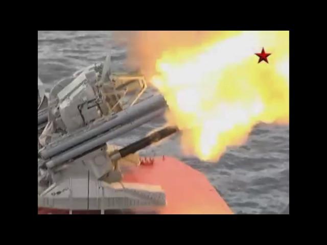 Kashtan CIWS firing