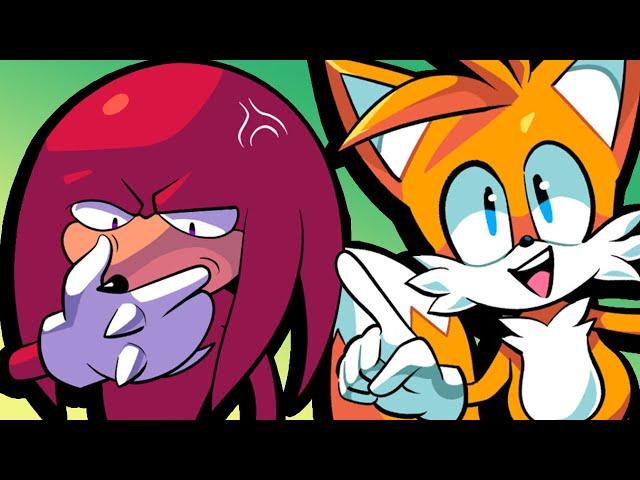 Knuckles learns what a Continent is! | Sonic Comic Dub